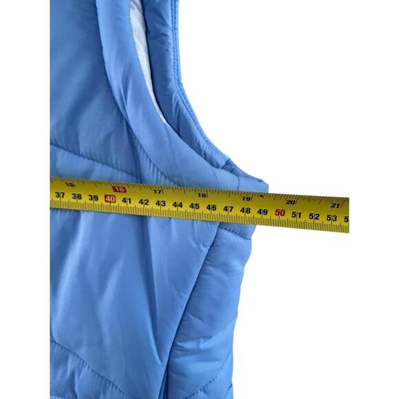 Wind River Quilted Puffer Vest T-Max Blue Athleisure Layering M - Picture 6 of 7